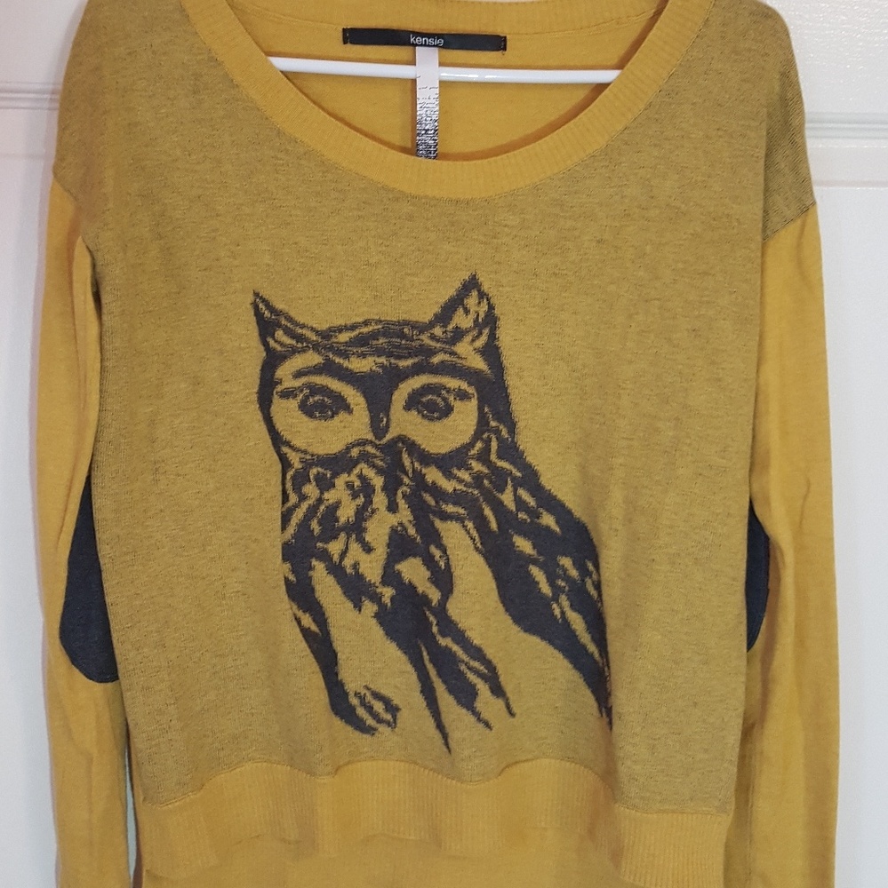 Kensie owl sweater